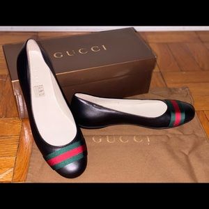 Authentic Gucci Ballet Flat - Black and Brand New